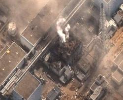 Реакторы АЭС Фукусима-1 на 14 марта 2011 года спустя три минуты после второго взрыва